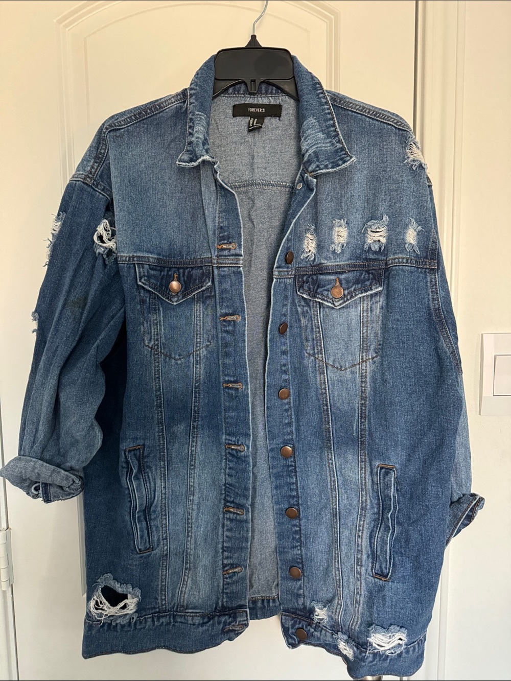 Forever 21 Classic Blue Denim Jacket